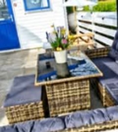 Loungeset in de tuin